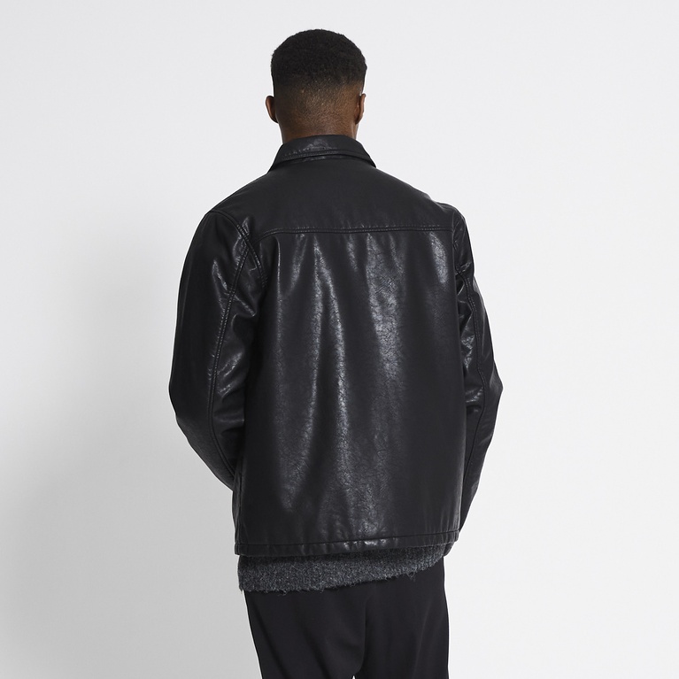 Faux leather jacket "Blank"